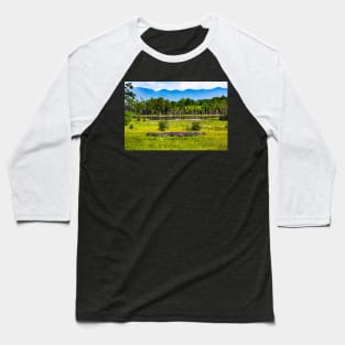 Lupine Field x Nature Photography Baseball T-Shirt